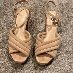 Vince Camuto Tan Strappy Sandals